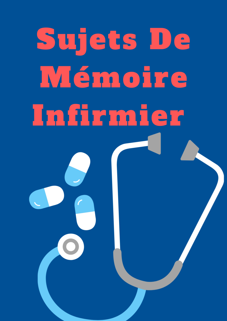 Sujet De Mémoire Infirmier en Anesthésie Réanimation  infirmier pro