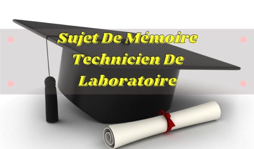 Sujet-De-Memoire-Technicien-De-Laboratoire